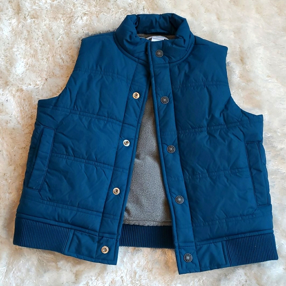 Janie and Jack vest blue 2T